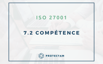 Clause 7.2 : Compétence – Norme ISO 27001